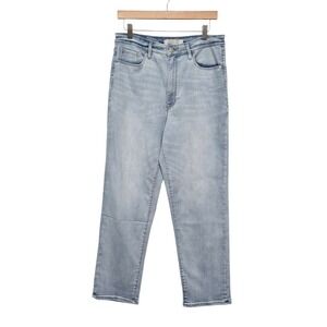 Athleta Womens High Rise Straight Leg Jeans Light Wash Blue Size Womens 12T Tall